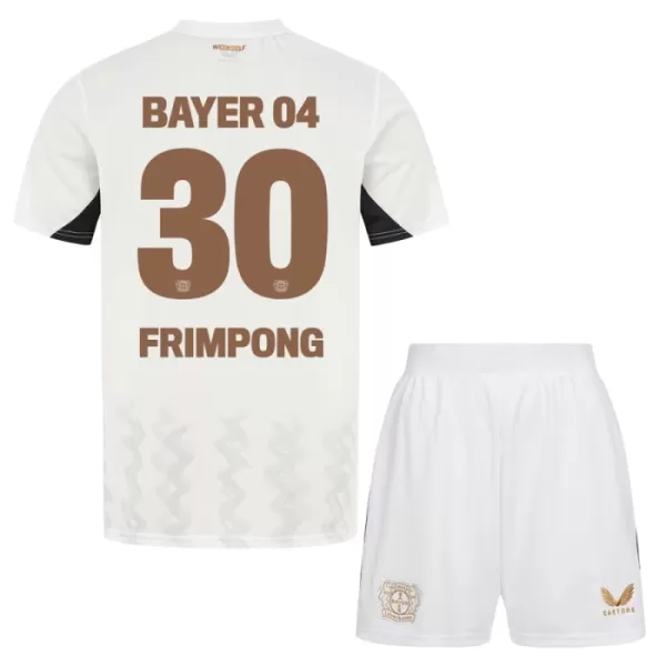 Bayer 04 Leverkusen Jeremie Frimpong 30 Udebanetrøje Barn 24/25