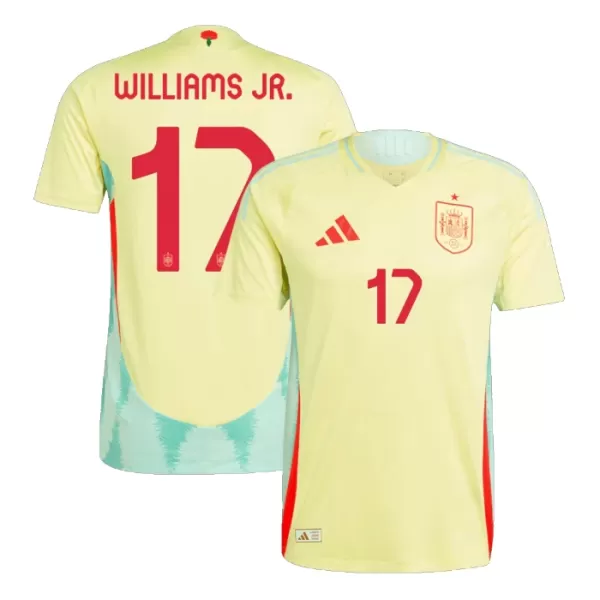 Spanien Williams JR 17 Udebanetrøje EM 2024