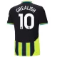 Manchester City Jack Grealish 10 Udebanetrøje 24/25