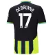 Manchester City Kevin De Bruyne 17 Udebanetrøje 24/25