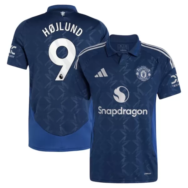 Manchester United Rasmus Højlund 9 Udebanetrøje 24/25