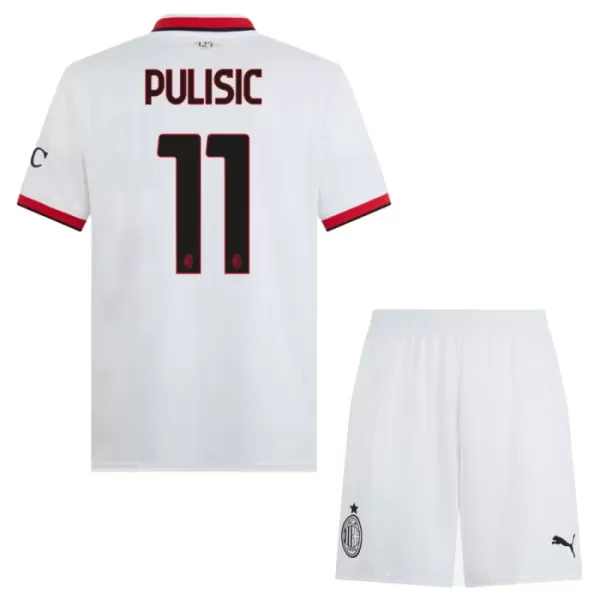 AC Milan Christian Pulišić 11 Udebanetrøje Barn 24/25