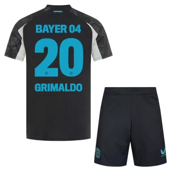 Bayer 04 Leverkusen Alejandro Grimaldo 20 3. trøje Barn 24/25