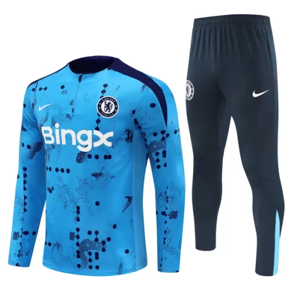 Chelsea Trænings sweatshirt sæt 24/25 Blå