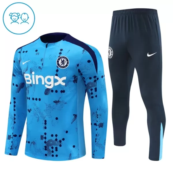 Chelsea Trænings sweatshirt sæt Barn 24/25 Blå