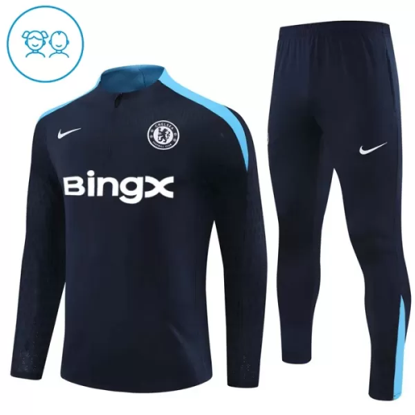 Chelsea Trænings sweatshirt sæt Barn 24/25 Sort