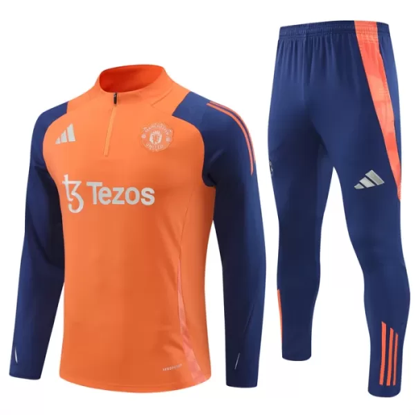 Manchester United Trænings sweatshirt sæt 24/25 Orange