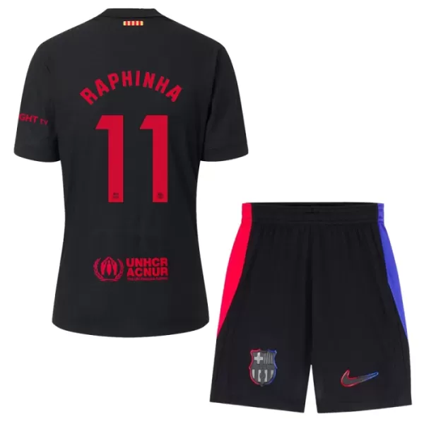 FC Barcelona Raphinha 11 Udebanetrøje Barn 24/25