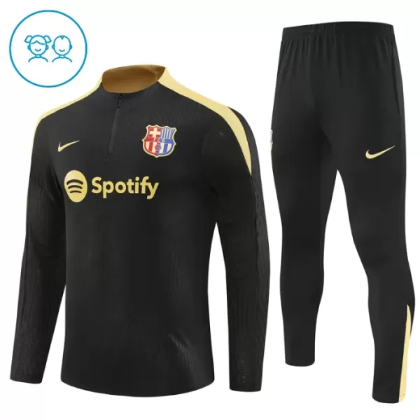 Barcelona Trænings sweatshirt sæt Barn 24/25 Sort