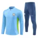 Manchester City Trænings sweatshirt sæt 24/25 Blå