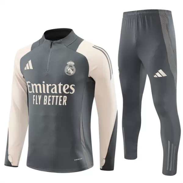 Real Madrid Trænings sweatshirt sæt 24/25 Grå