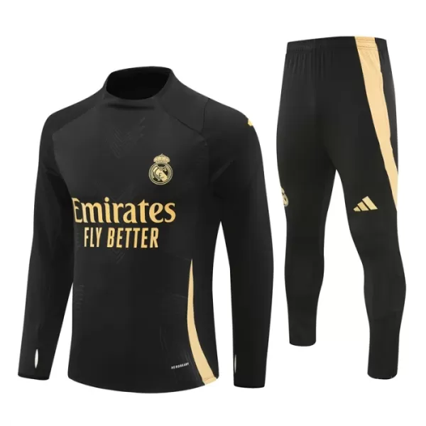 Real Madrid Trænings sweatshirt sæt 24/25 Sort