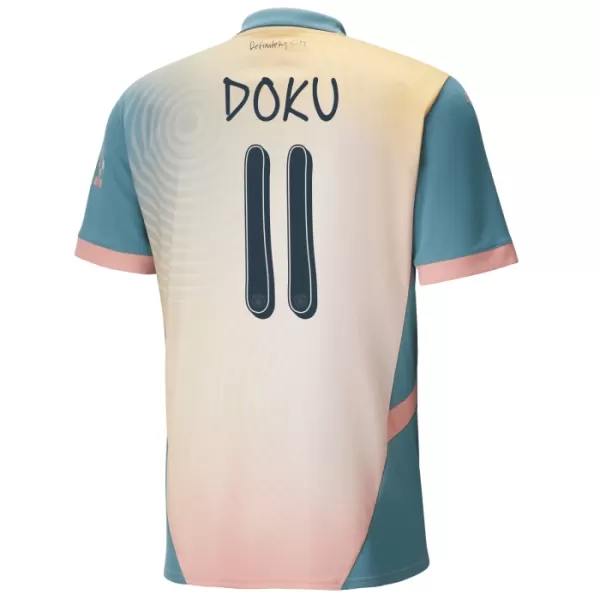 Manchester City Jérémy Doku 11 Fjerdetrøje 24/25