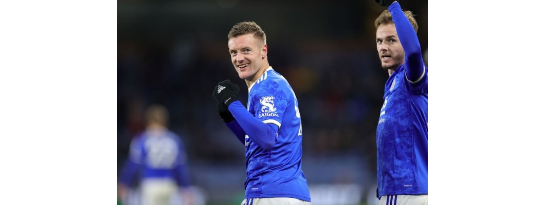 Jamie Vardy er en helt i Leicester City-fans hjerter